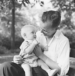 Photo, father and child