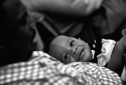 Photo, father and son